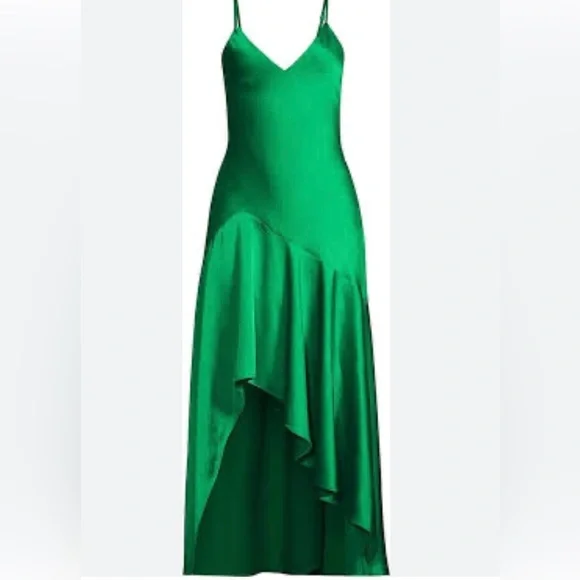 Milly Kali Sleeveless High-Low Dress